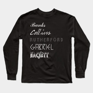 Genesis band names Long Sleeve T-Shirt